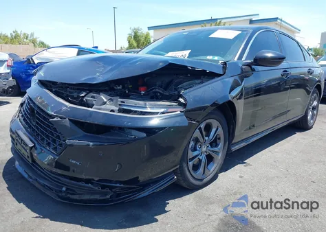 2023 Honda Accord Hybrid Ex-L z USA, uszkodzony, nr VIN 1HGCY2F66PA066197
